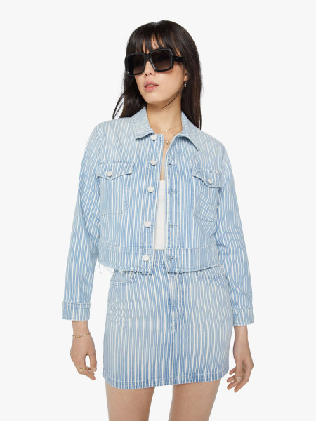 The Cropped Veteran Jacket Sideways Lined Up