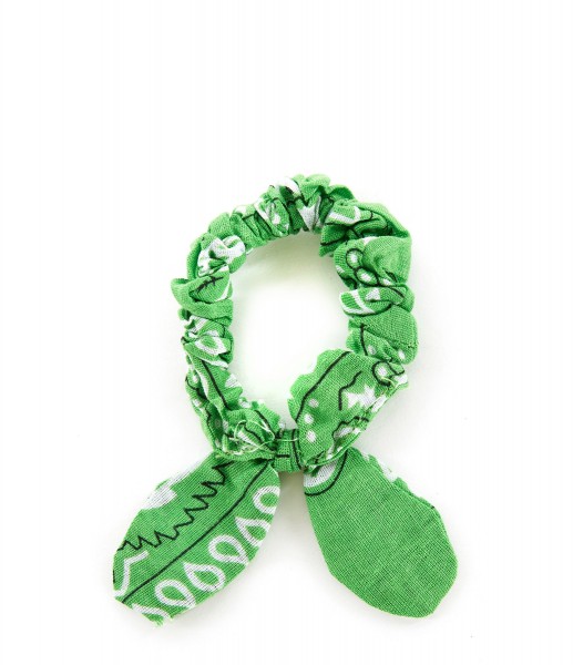 Haargummi Bandana green