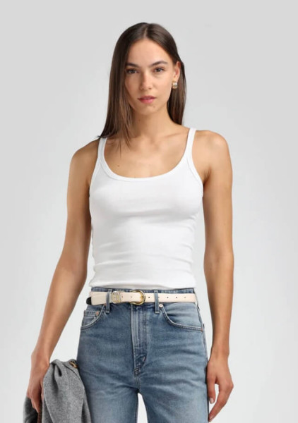 Tank Top Le Mans in Weiß