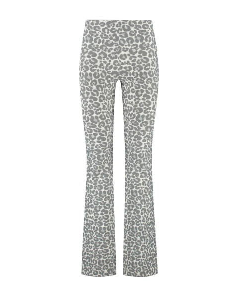 Celine X-Flared Leggings Leopard Limestone