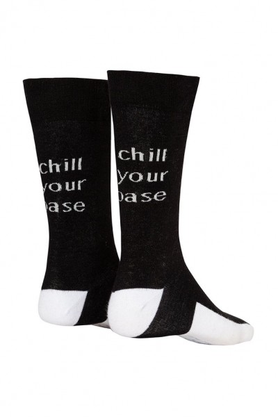 Socken 'Chill Your Base' in skinny bitch