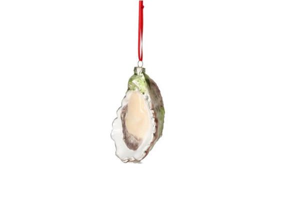 Baumschmuck Austernmuschel braun