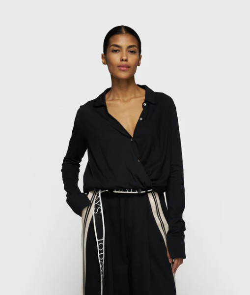 Wrap Blouse black