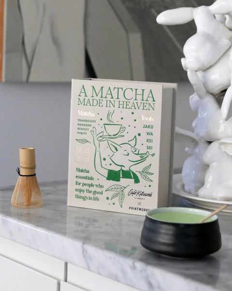 Matcha Tools Cafe Kitsuné X Printworks