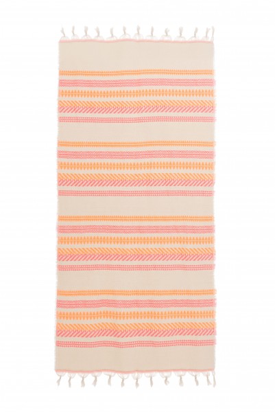 Towel Pink/Neon Orange