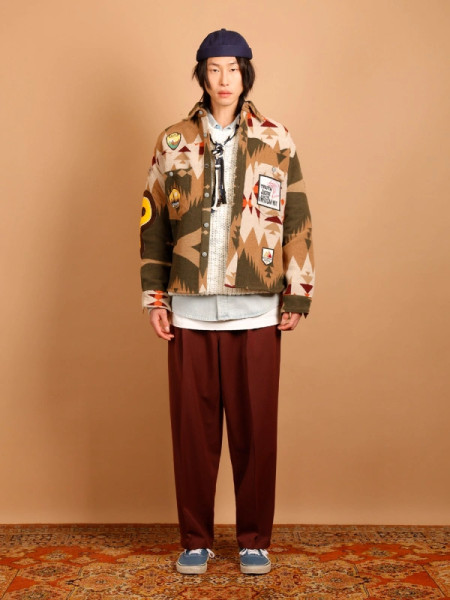 Overshirt Relaxed Fit con Patch Azteca