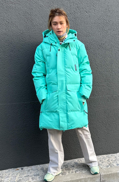 Climate Waterproof Puffer Coat cockatoo green