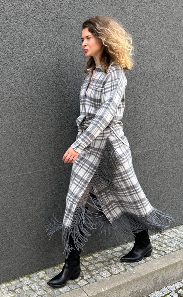 Cleta Kaschmirrock Gris Fonce