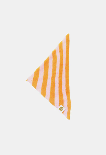 Bandana Stripe Carrot Curl/Pink Tulle