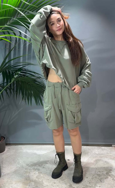 Shorts Vintage olive