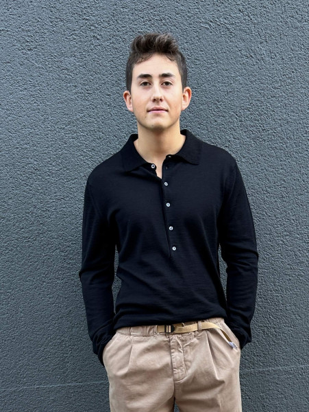 Polo Longsleeve black