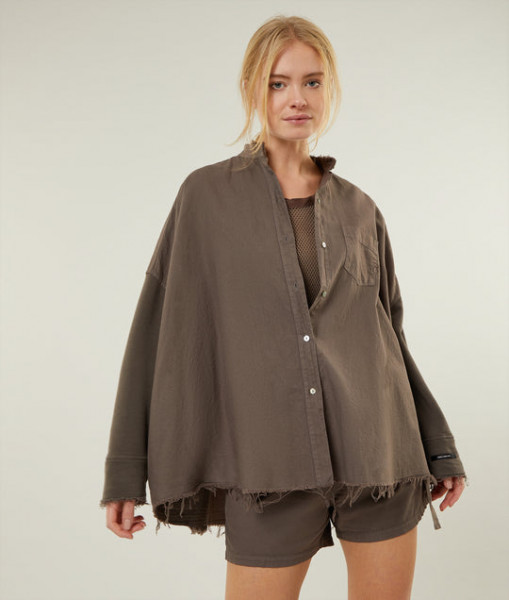 Pique Woven Shirt rock