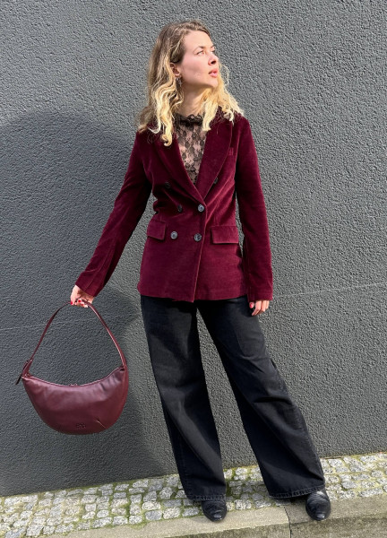 Doppelreiher Blazer Bordeaux