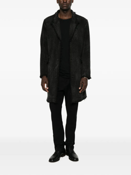 Man Wovan Coat black