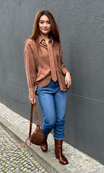 Marianne Blouse Cognac