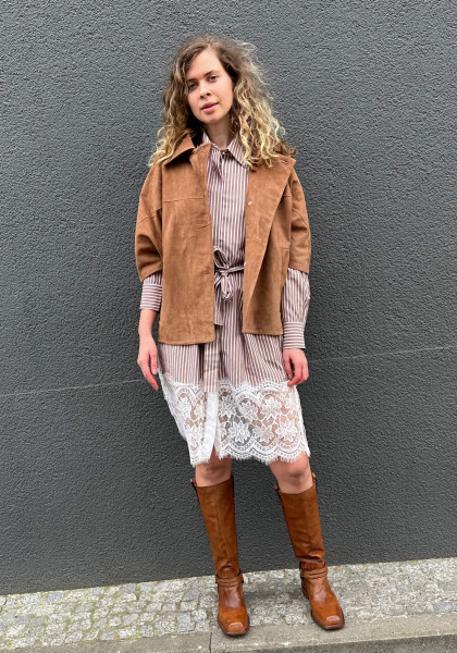 Clara Goat Suede Mousse