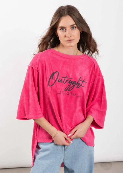 Loo Tee fuchsia pink