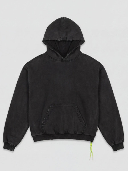 Hoodie Cropped Destroy Nero