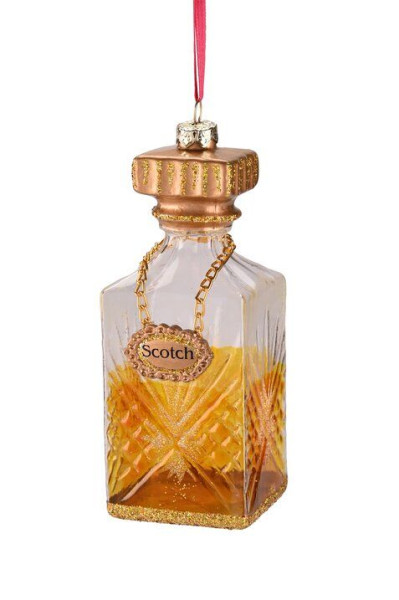 Baumschmuck Whisky gold