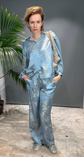 Nathalia Blouse soft blue blossom