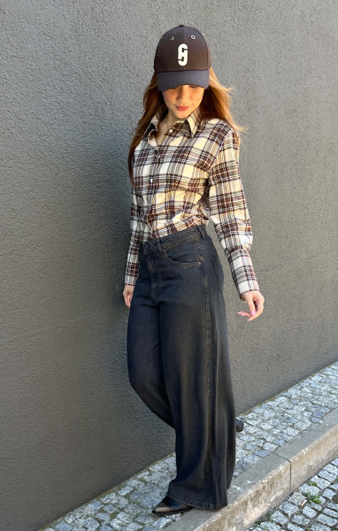 Palazzo Jeans brown