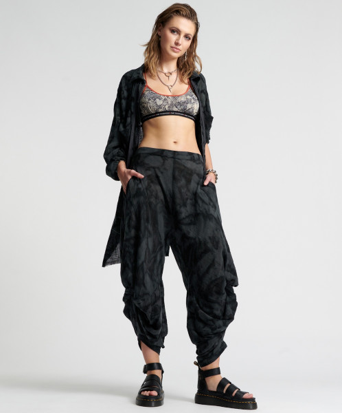 Gypsy Harem Pants Black Ink