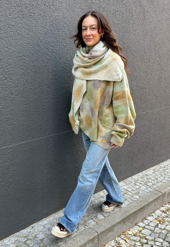 Kaschmir Batik Schal Pansy Kaschmir Batik Schal Pansy