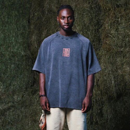 FASHION T-SHIRT ACID BLACK FASHION T-SHIRT ACID BLACK