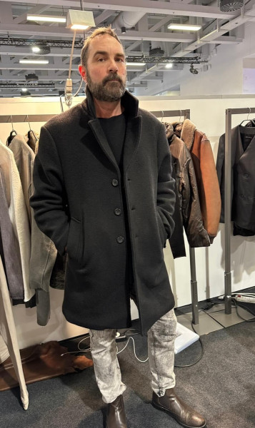 Man Black Coat
