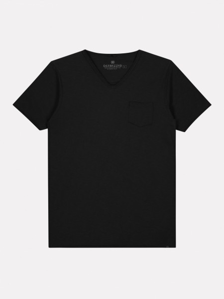 Basic T-Shirt Stewart V-Neck Dark Navy