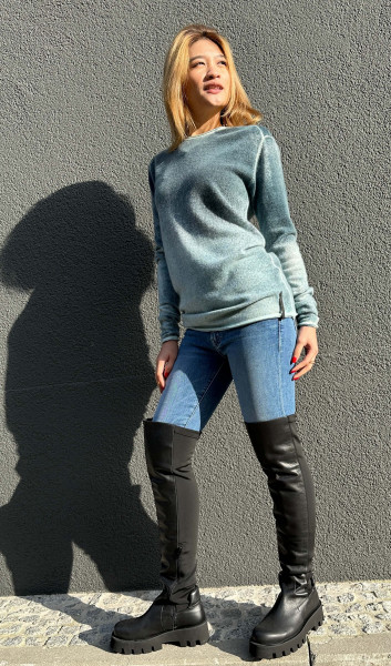 Shaded Man Blu Petrolio Knit