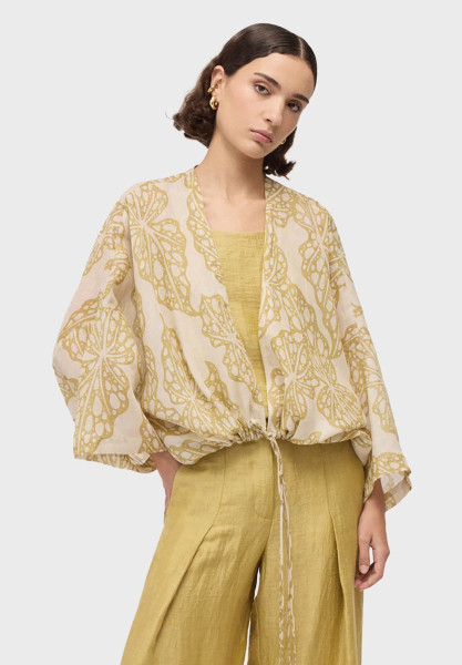 Kimono Jacket Latte/Camomilla