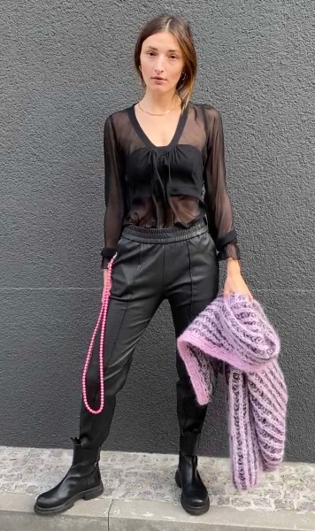 Camicia Silk Tess black