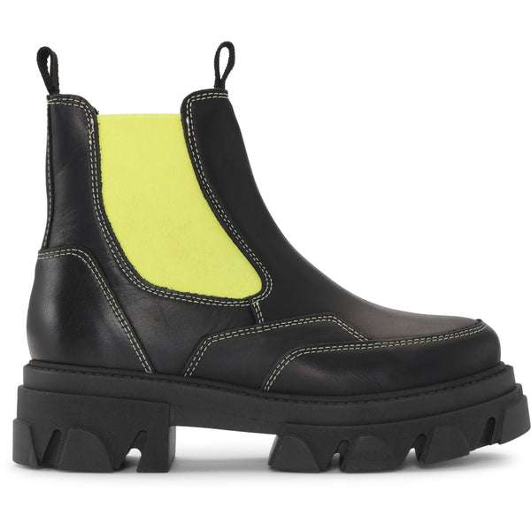 Black yellow boots clearance
