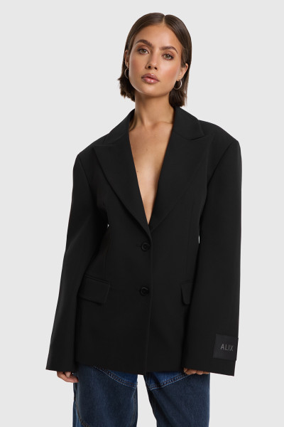 Fitted Blazer black