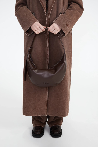 Small Shoulderbag Gili Vegan Leather Cocoa Brown