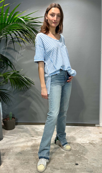 Oversize T-Shirt sky blue