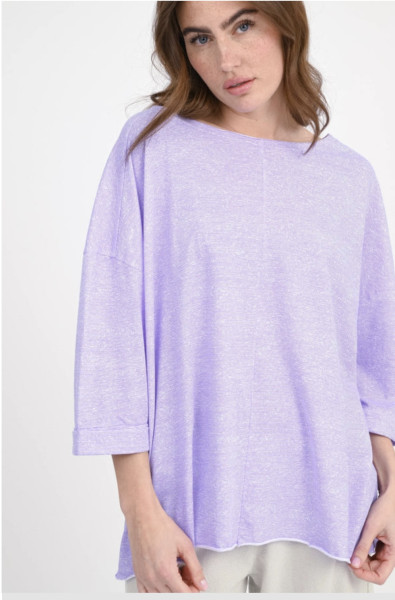 T-Shirt Yaya Stripes Purple Neon