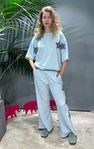 T-Shirt Stern_Patches Rumbia blue ice