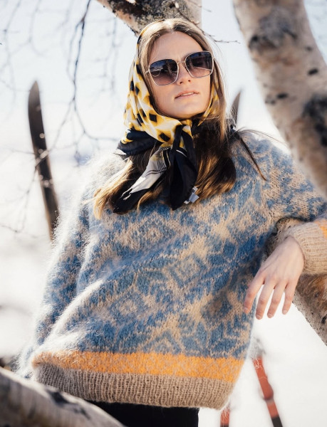 Ingeborg Sweater Beige /Light Denim