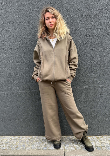 Hose Mit Rüschen Gerla olive