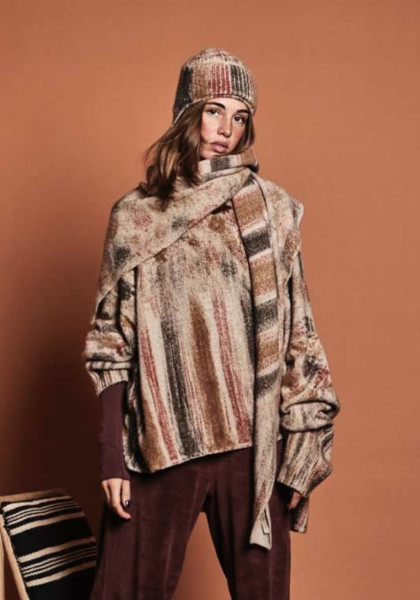 Cashmere Sweatshirt Amory Tie & Dye ready
