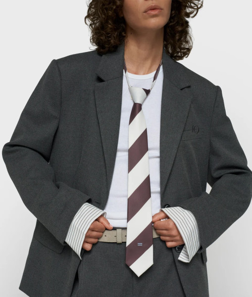 Tie Stripes ecru/brown