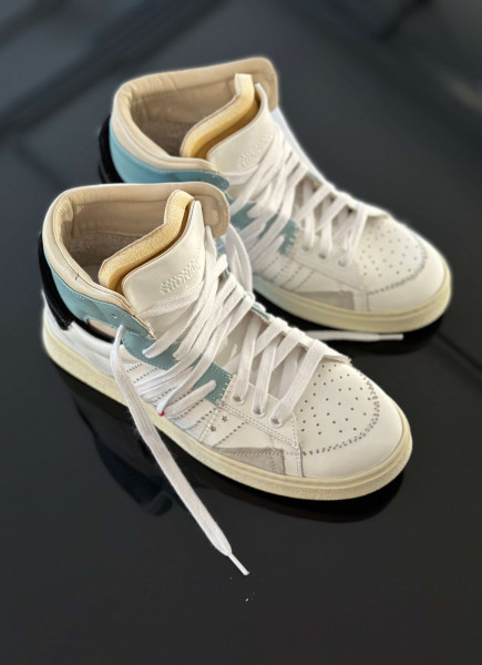 Sneakers THE CAGE Dual White/Cerulean Blue