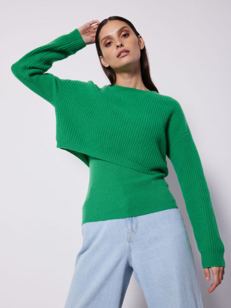 Pull Crop Top Prairie Cashmere