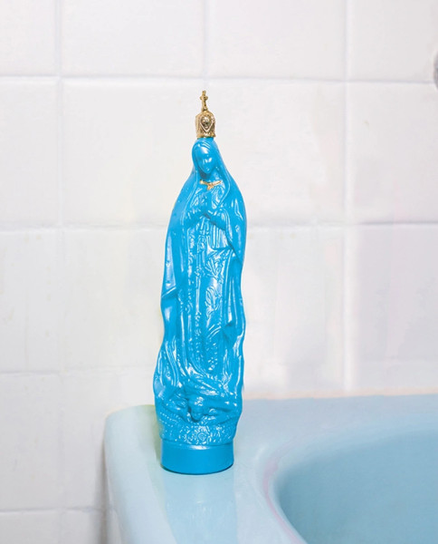 Bottle Madonna lightblue 60cl