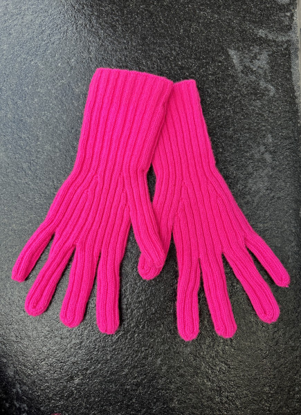 Knitwear Gloves fuxia