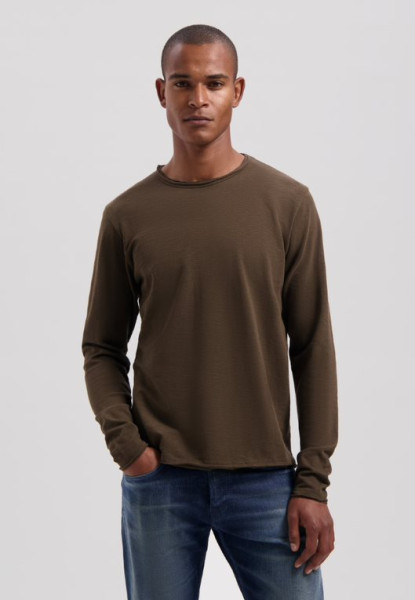 DS Newman Crew Jersey Long Sleeve Olive