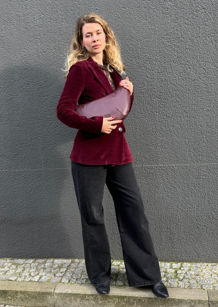 Small Shoulderbag Gili Vegan Leather Dark Burgundy