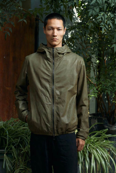 Reversible Hooded Jacket Military